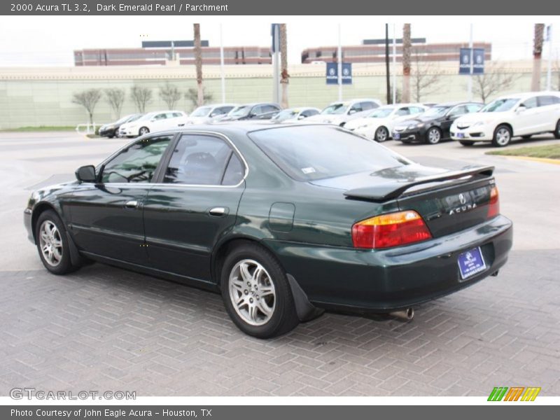 Dark Emerald Pearl / Parchment 2000 Acura TL 3.2