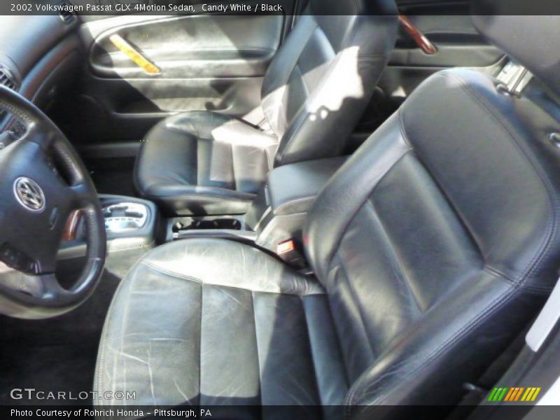 Candy White / Black 2002 Volkswagen Passat GLX 4Motion Sedan