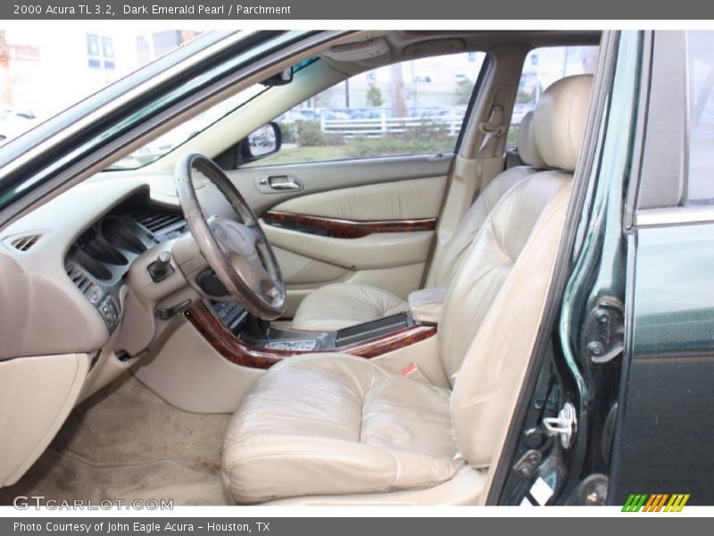 Dark Emerald Pearl / Parchment 2000 Acura TL 3.2