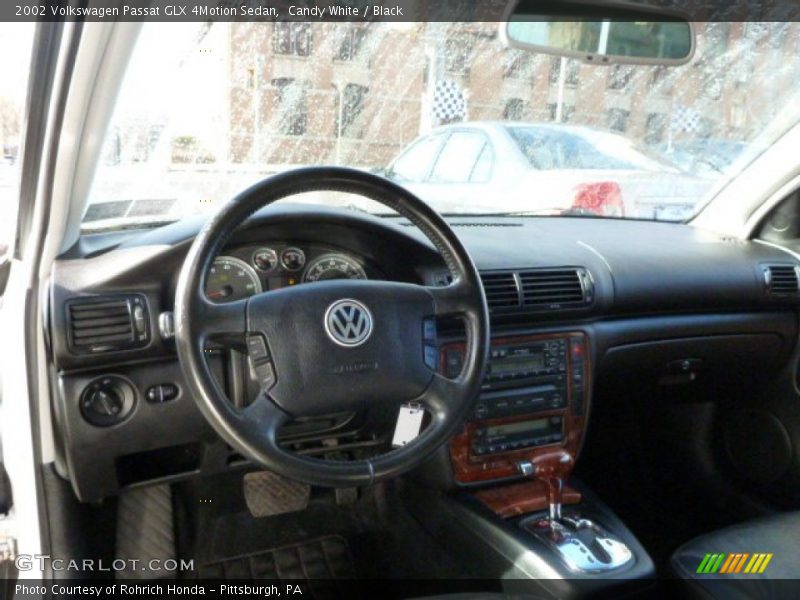 Candy White / Black 2002 Volkswagen Passat GLX 4Motion Sedan