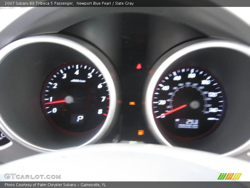 Newport Blue Pearl / Slate Gray 2007 Subaru B9 Tribeca 5 Passenger