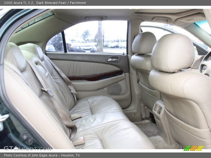 Dark Emerald Pearl / Parchment 2000 Acura TL 3.2