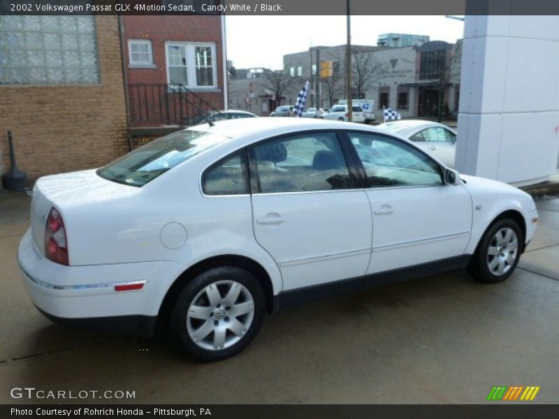 Candy White / Black 2002 Volkswagen Passat GLX 4Motion Sedan