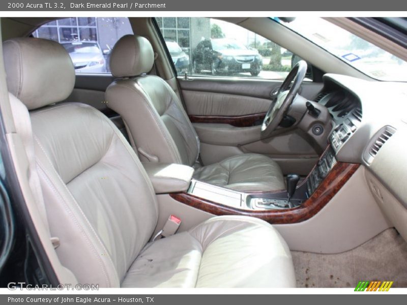 Dark Emerald Pearl / Parchment 2000 Acura TL 3.2