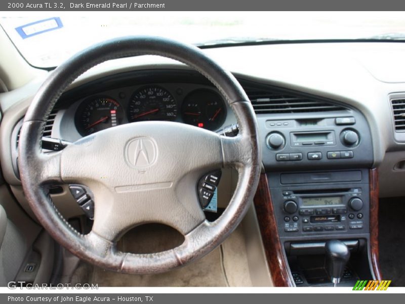 Dark Emerald Pearl / Parchment 2000 Acura TL 3.2