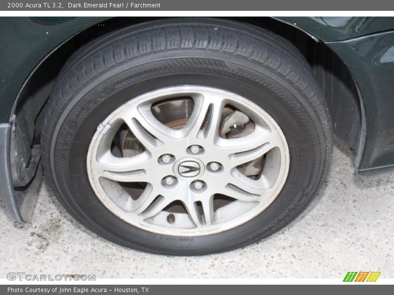 Dark Emerald Pearl / Parchment 2000 Acura TL 3.2