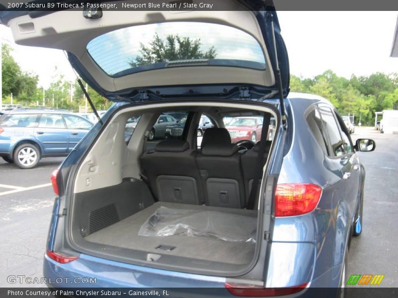 Newport Blue Pearl / Slate Gray 2007 Subaru B9 Tribeca 5 Passenger