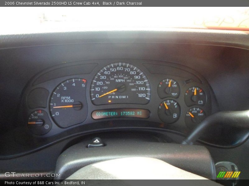 Black / Dark Charcoal 2006 Chevrolet Silverado 2500HD LS Crew Cab 4x4