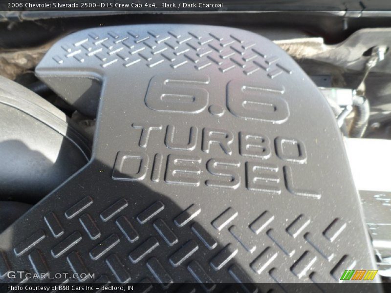 Black / Dark Charcoal 2006 Chevrolet Silverado 2500HD LS Crew Cab 4x4