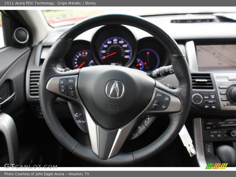 Grigio Metallic / Ebony 2011 Acura RDX Technology