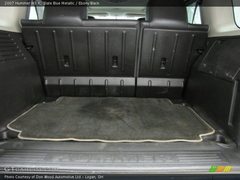 Slate Blue Metallic / Ebony Black 2007 Hummer H3 X