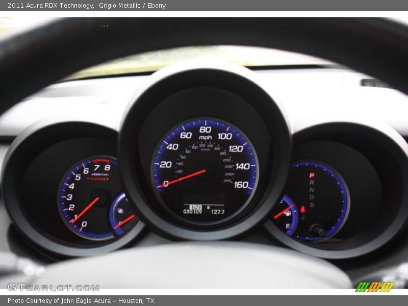 Grigio Metallic / Ebony 2011 Acura RDX Technology
