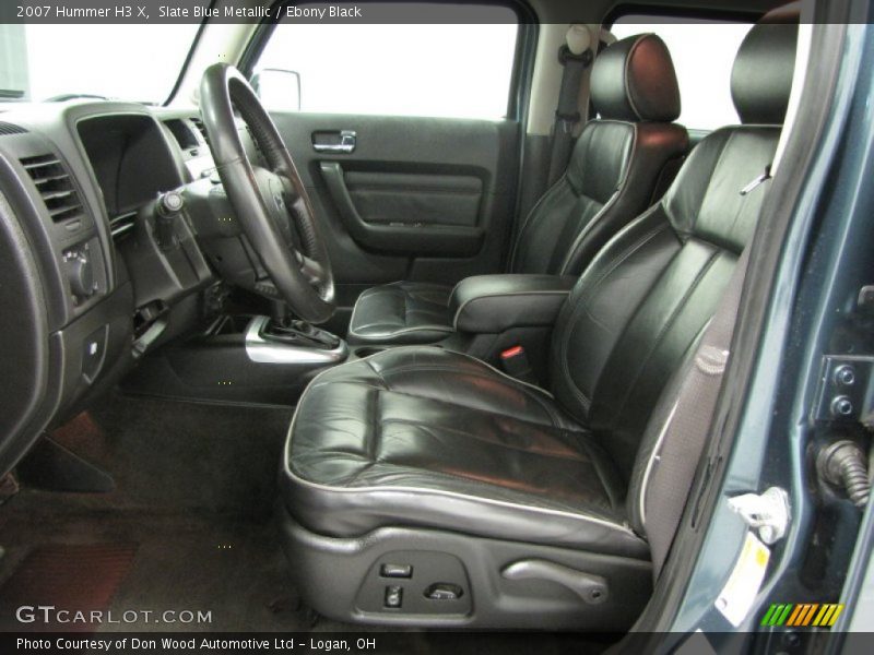 Slate Blue Metallic / Ebony Black 2007 Hummer H3 X
