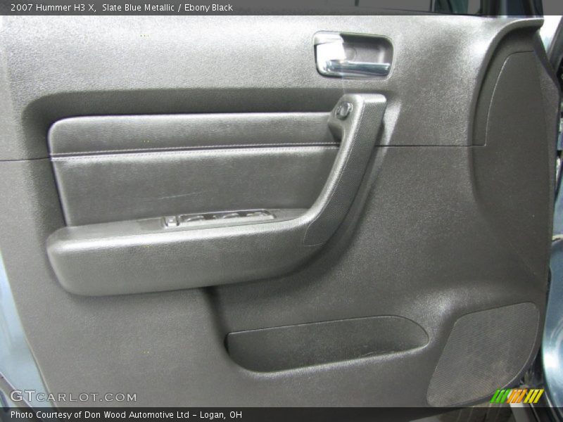 Slate Blue Metallic / Ebony Black 2007 Hummer H3 X