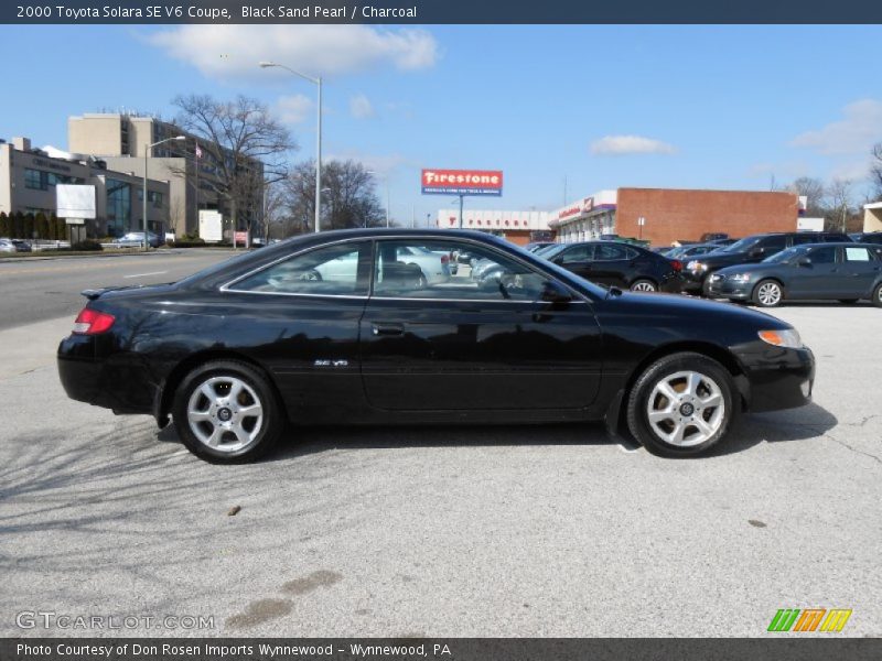 Black Sand Pearl / Charcoal 2000 Toyota Solara SE V6 Coupe