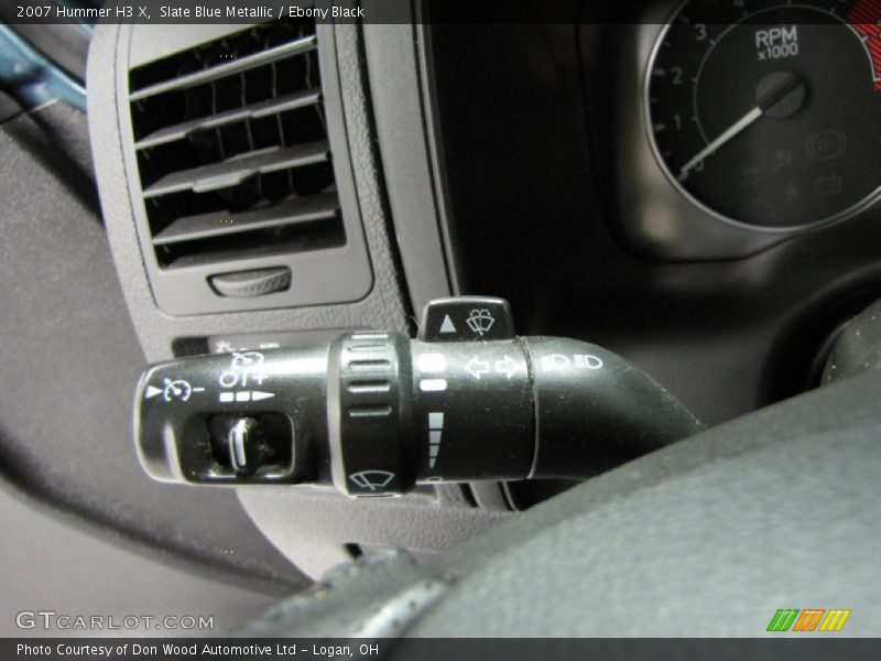 Slate Blue Metallic / Ebony Black 2007 Hummer H3 X