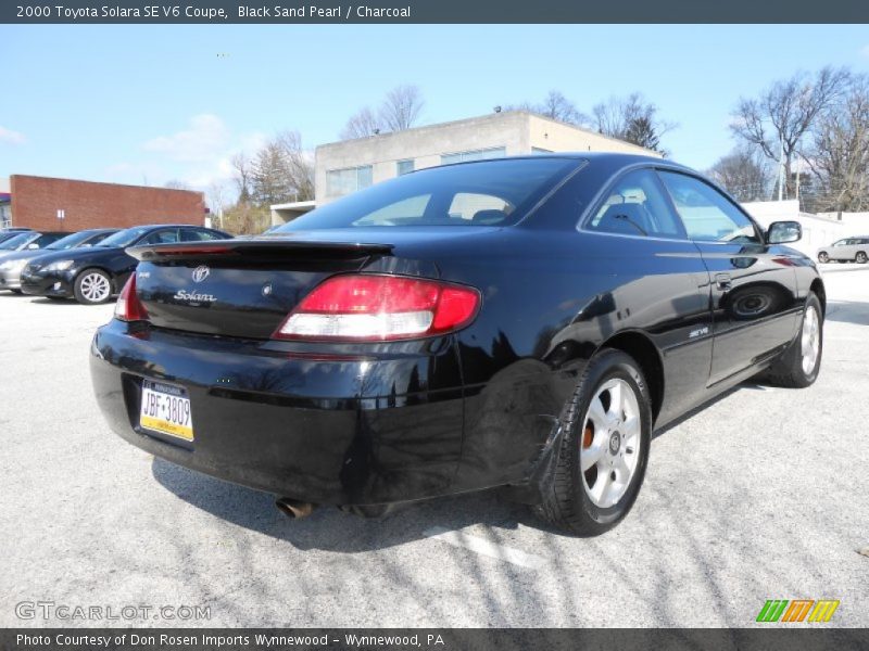 Black Sand Pearl / Charcoal 2000 Toyota Solara SE V6 Coupe