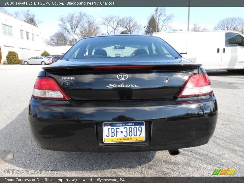 Black Sand Pearl / Charcoal 2000 Toyota Solara SE V6 Coupe