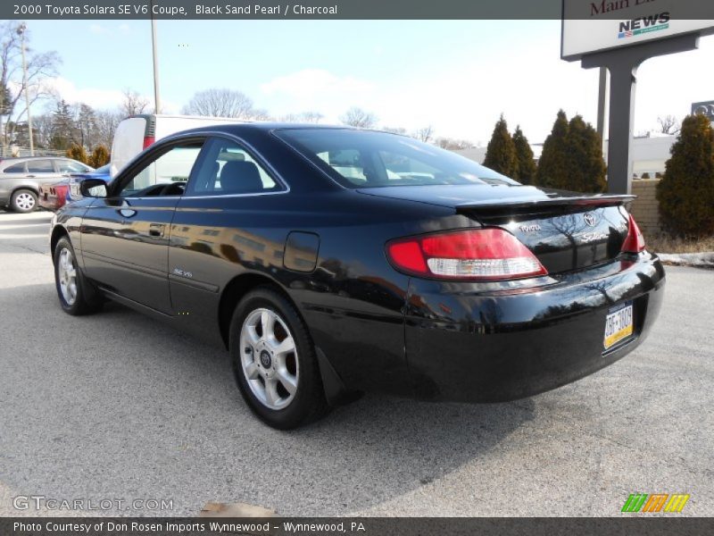Black Sand Pearl / Charcoal 2000 Toyota Solara SE V6 Coupe