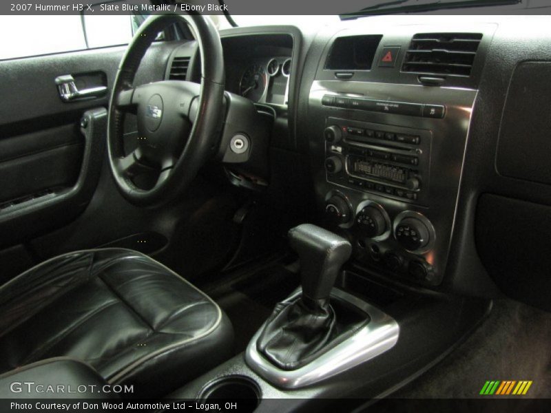 Slate Blue Metallic / Ebony Black 2007 Hummer H3 X