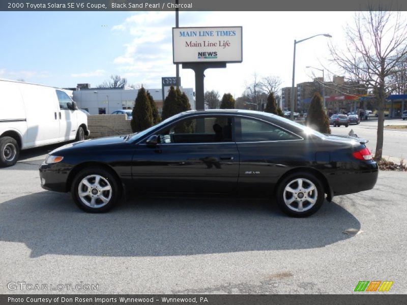 Black Sand Pearl / Charcoal 2000 Toyota Solara SE V6 Coupe