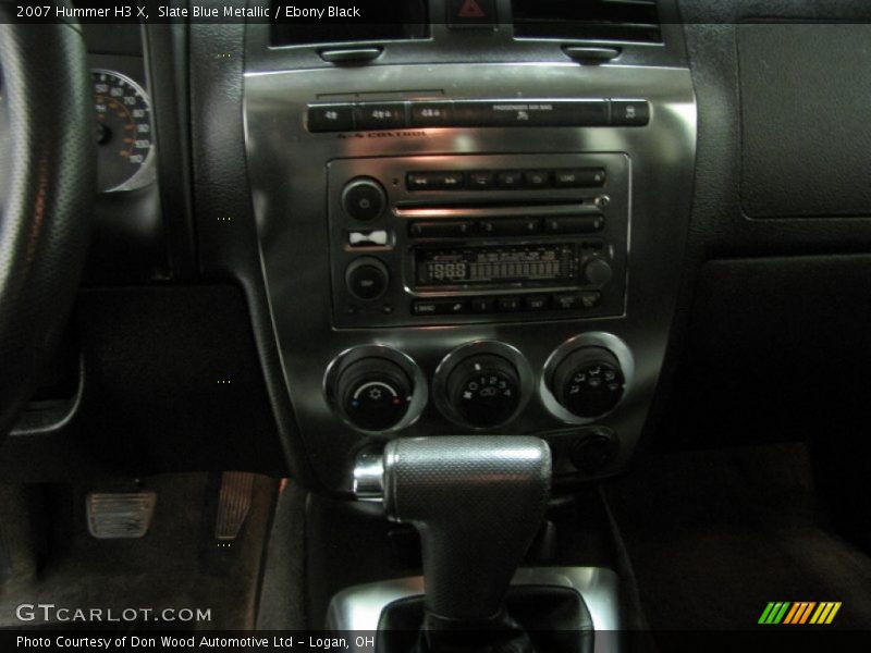 Slate Blue Metallic / Ebony Black 2007 Hummer H3 X