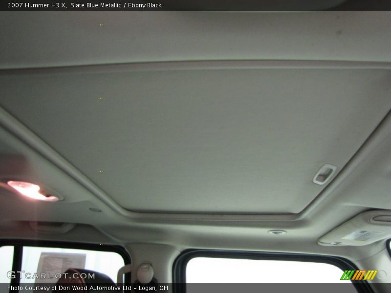 Slate Blue Metallic / Ebony Black 2007 Hummer H3 X