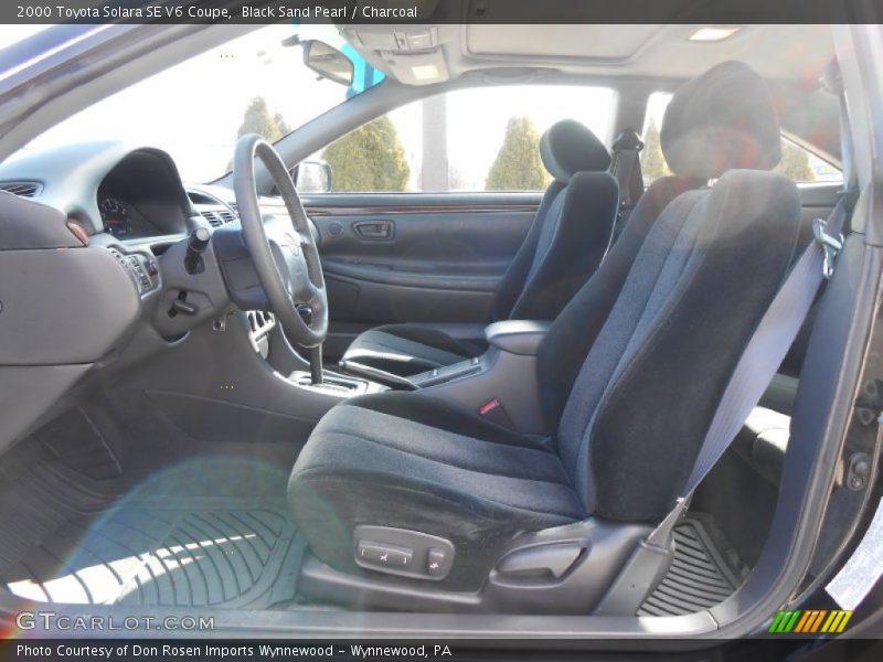 Black Sand Pearl / Charcoal 2000 Toyota Solara SE V6 Coupe