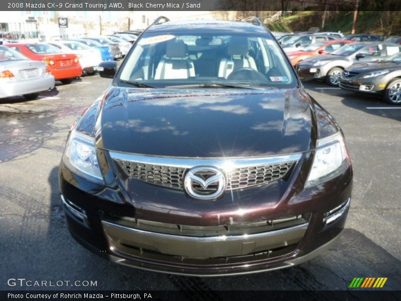 Black Cherry Mica / Sand 2008 Mazda CX-9 Grand Touring AWD