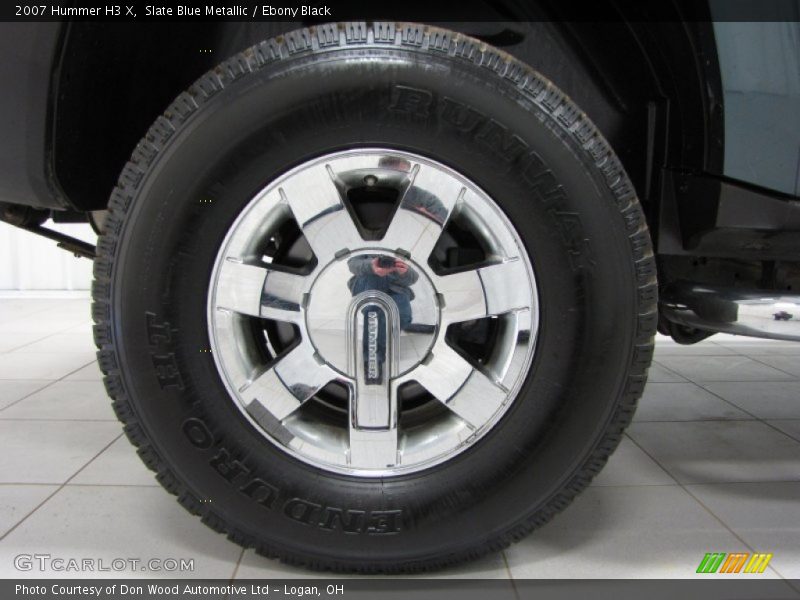 Slate Blue Metallic / Ebony Black 2007 Hummer H3 X