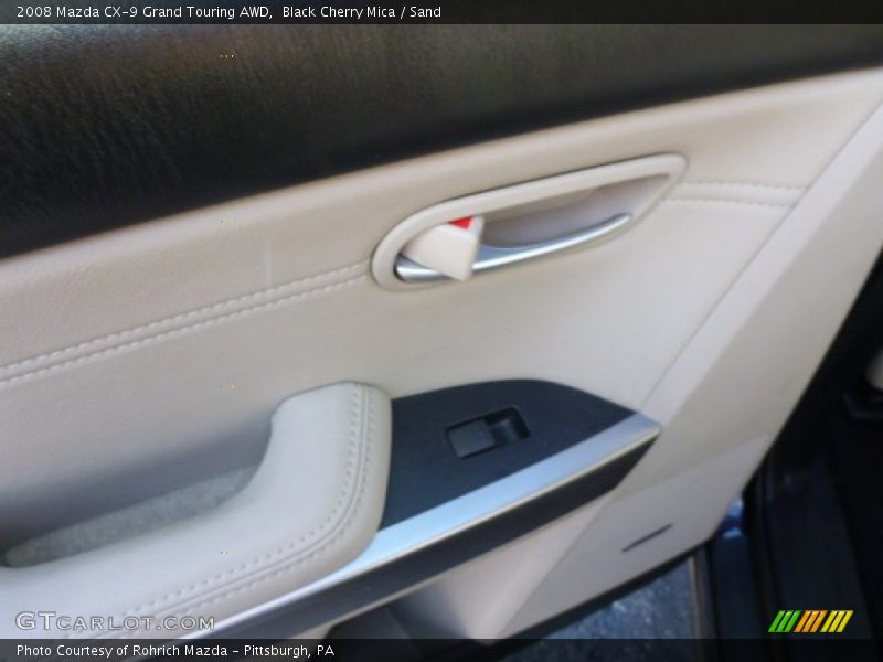 Black Cherry Mica / Sand 2008 Mazda CX-9 Grand Touring AWD