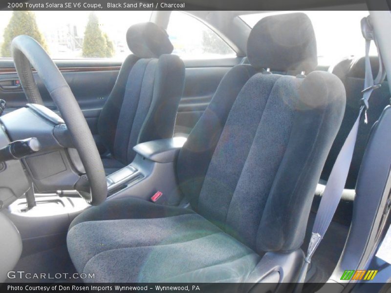 Black Sand Pearl / Charcoal 2000 Toyota Solara SE V6 Coupe