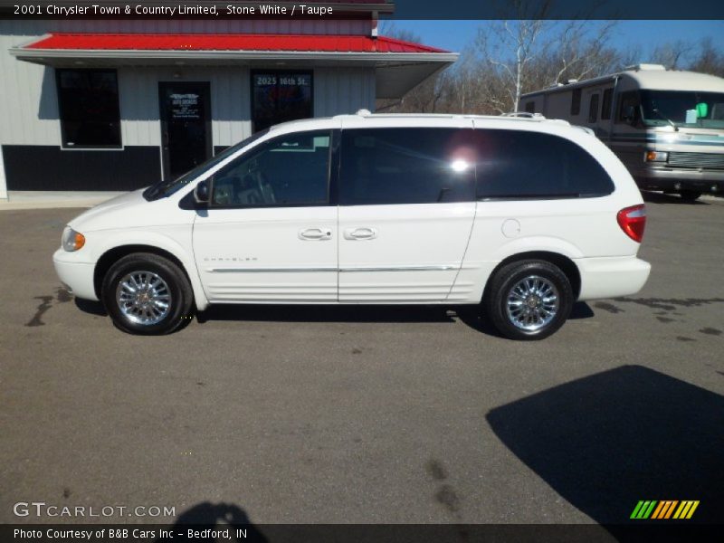 Stone White / Taupe 2001 Chrysler Town & Country Limited
