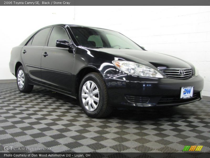 Black / Stone Gray 2006 Toyota Camry SE