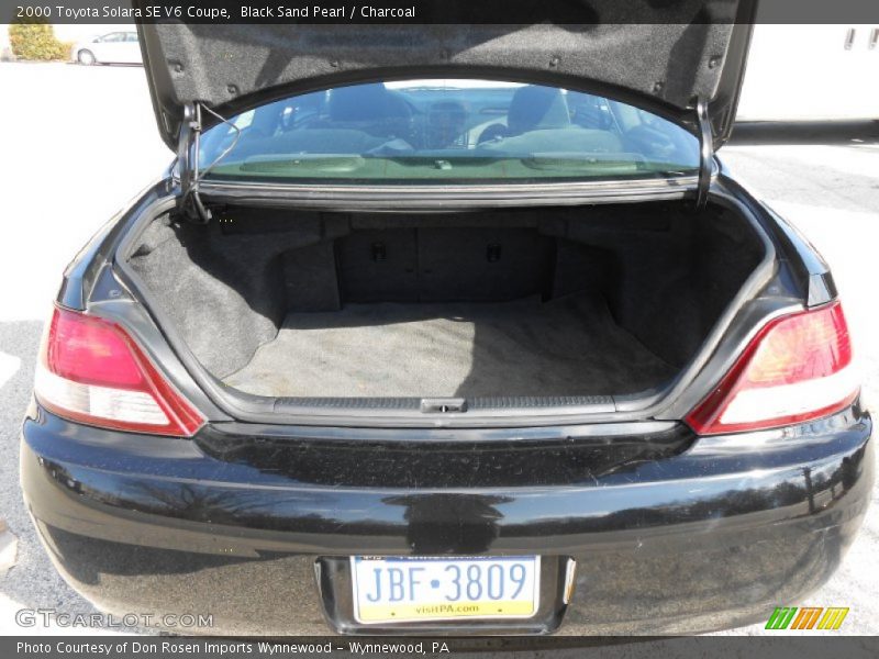 Black Sand Pearl / Charcoal 2000 Toyota Solara SE V6 Coupe