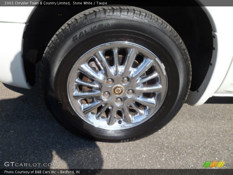 Stone White / Taupe 2001 Chrysler Town & Country Limited