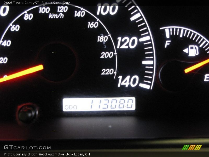 Black / Stone Gray 2006 Toyota Camry SE