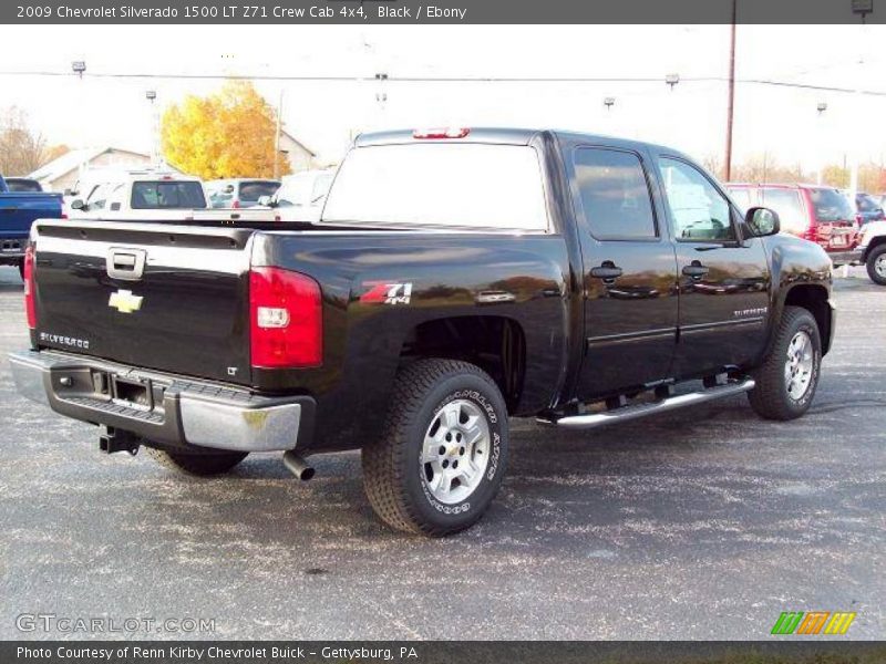 Black / Ebony 2009 Chevrolet Silverado 1500 LT Z71 Crew Cab 4x4