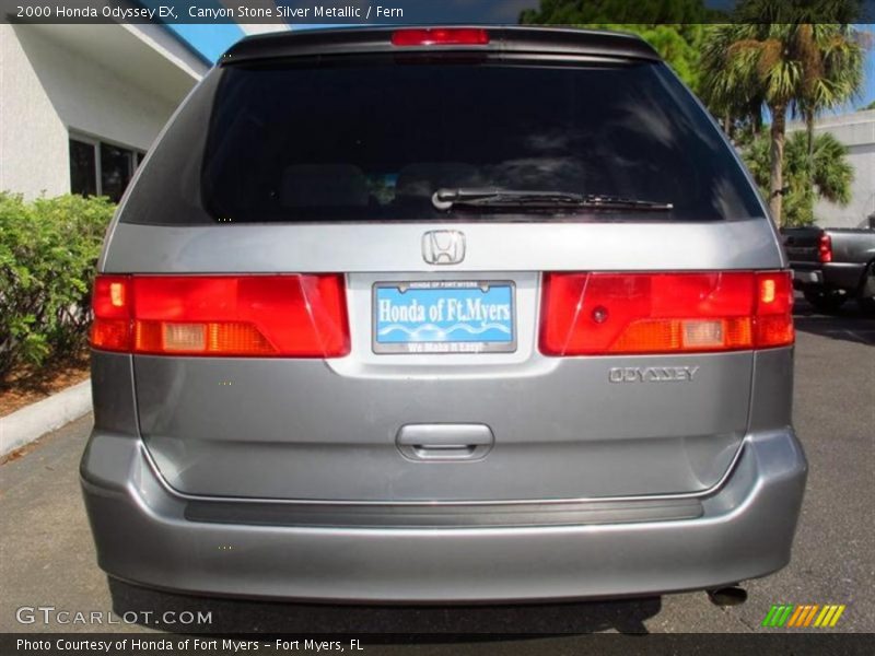 Canyon Stone Silver Metallic / Fern 2000 Honda Odyssey EX