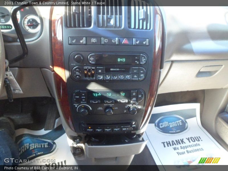 Stone White / Taupe 2001 Chrysler Town & Country Limited