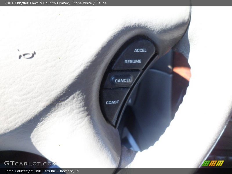 Stone White / Taupe 2001 Chrysler Town & Country Limited