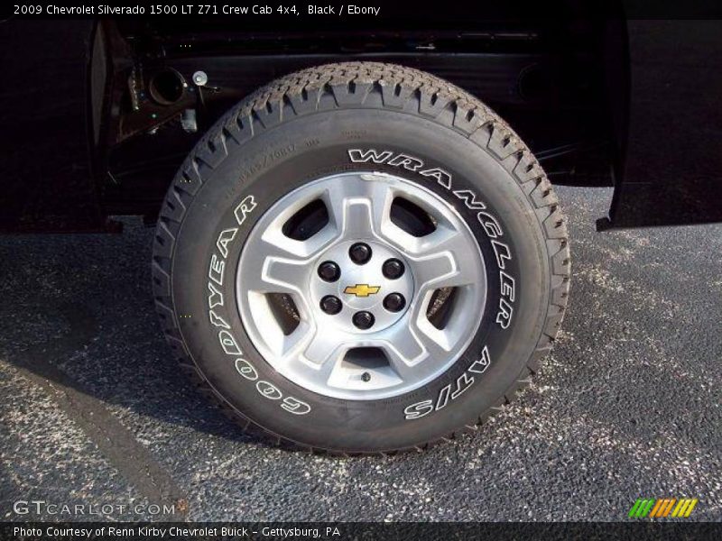 Black / Ebony 2009 Chevrolet Silverado 1500 LT Z71 Crew Cab 4x4