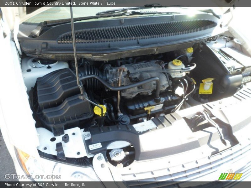 Stone White / Taupe 2001 Chrysler Town & Country Limited