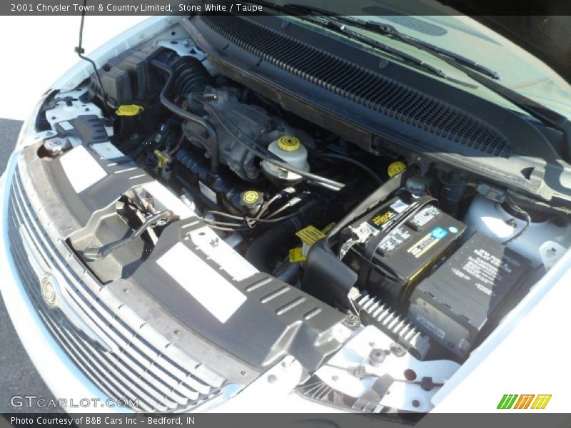 Stone White / Taupe 2001 Chrysler Town & Country Limited