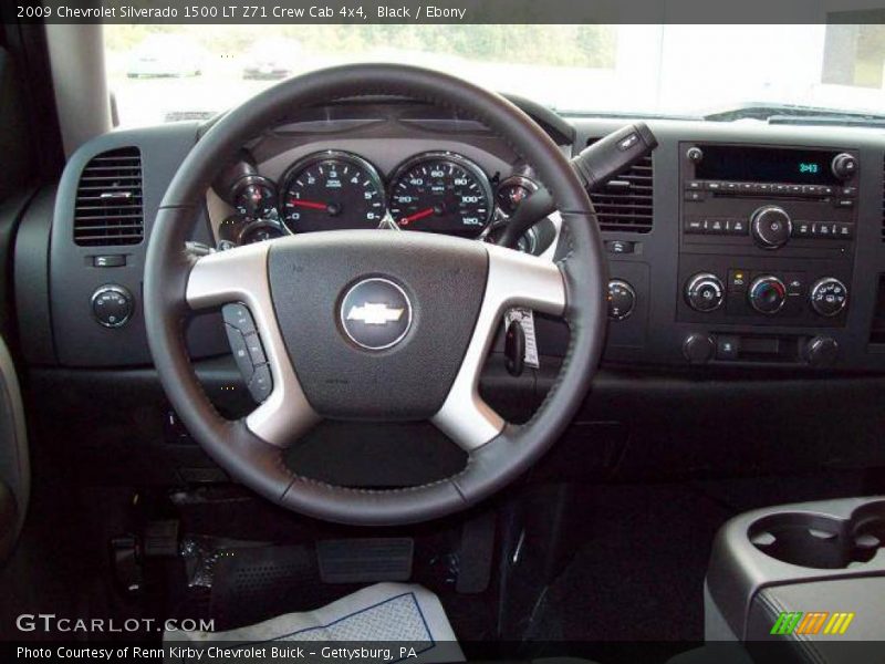 Black / Ebony 2009 Chevrolet Silverado 1500 LT Z71 Crew Cab 4x4