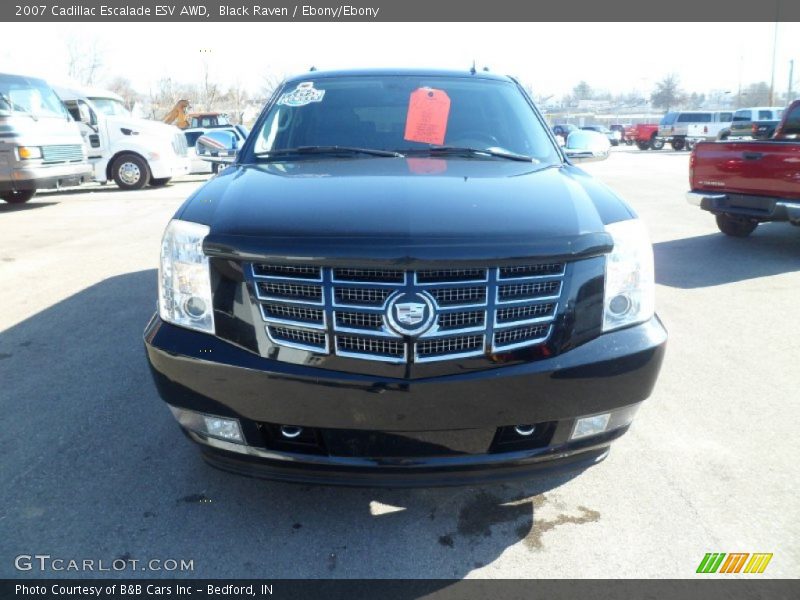 Black Raven / Ebony/Ebony 2007 Cadillac Escalade ESV AWD