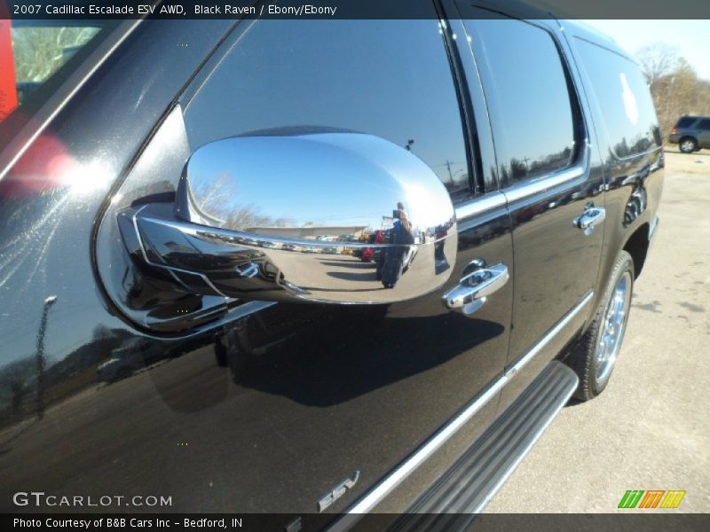Black Raven / Ebony/Ebony 2007 Cadillac Escalade ESV AWD