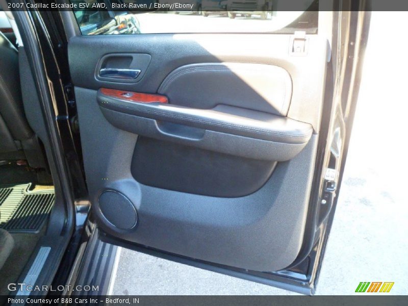 Black Raven / Ebony/Ebony 2007 Cadillac Escalade ESV AWD