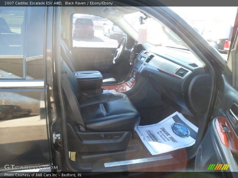 Black Raven / Ebony/Ebony 2007 Cadillac Escalade ESV AWD