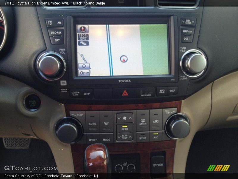 Black / Sand Beige 2011 Toyota Highlander Limited 4WD